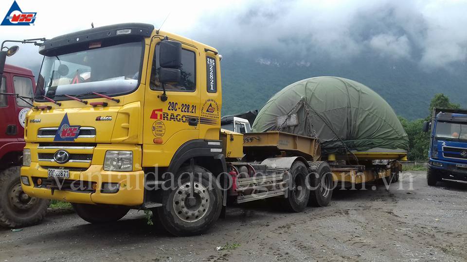 MJCT successfully transported and delivered the sixth shipment of Song Lo 2 hydroelectric power project in Ha Giang province